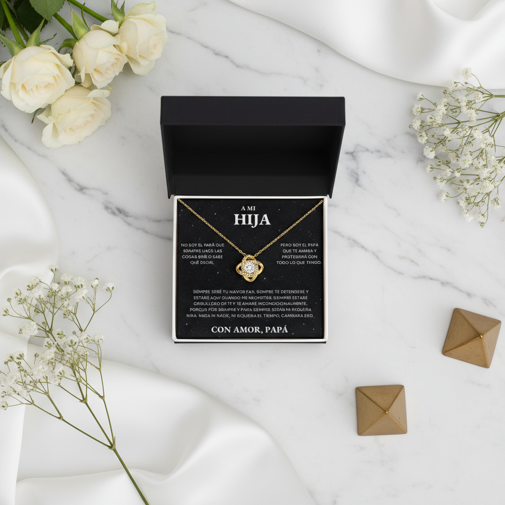 Flat lay jewelry box with styling